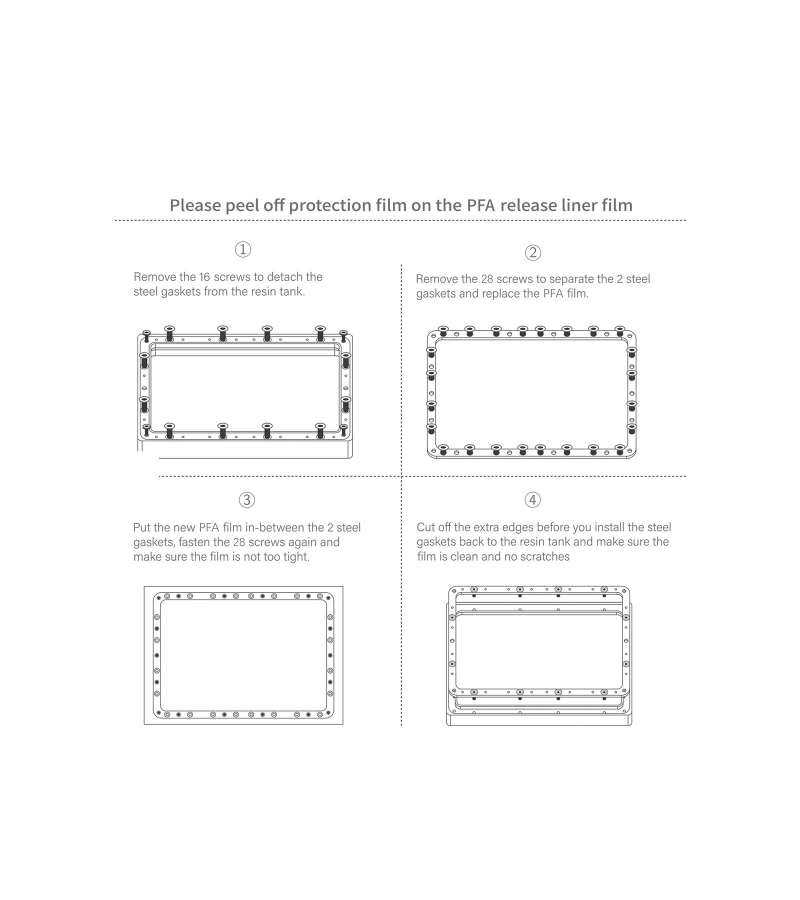 ELEGOO PFA Film 5 Adet - Saturn 2/3