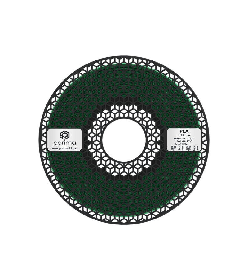 Porima PLA Filament Yeşil 1.75mm 1Kg