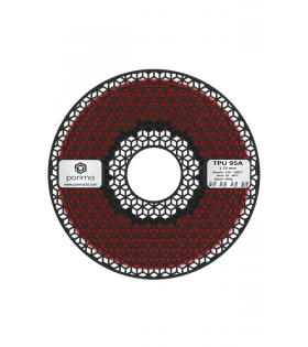 Porima TPU Flex 95A Filament Kırmızı 1.75mm 1Kg