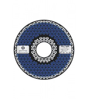 Porima TPU Flex 98A Filament Mavi 1.75mm 1Kg