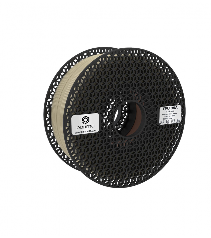 Porima TPU Flex 98A Filament Naturel 1.75mm 1Kg