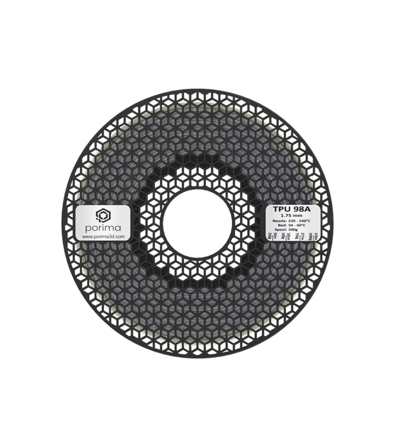 Porima TPU Flex 98A Filament Naturel 1.75mm 1Kg