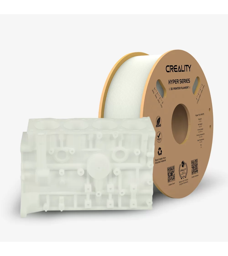 Creality Hyper PLA Beyaz 1.75 Mm 3D Yazıcı Filament 1kg