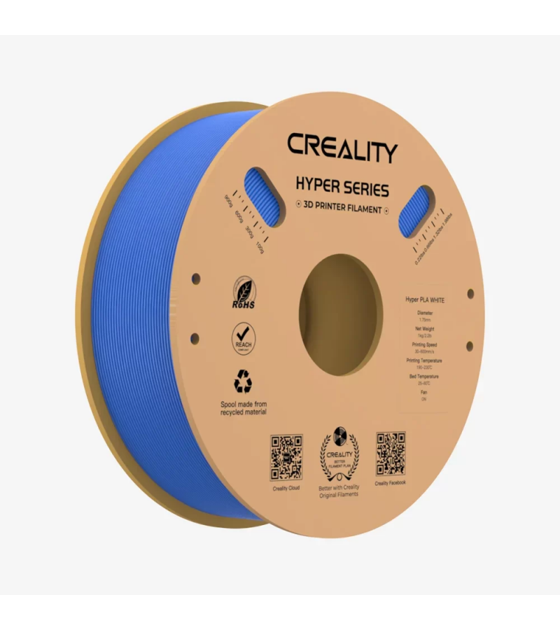 Creality Hyper PLA Mavi 1.75 Mm 3D Yazıcı Filament 1kg