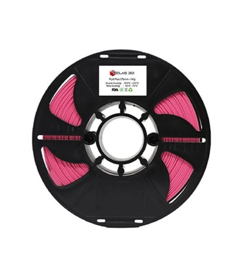 Elas 1.75mm Pembe PLA Plus Filament