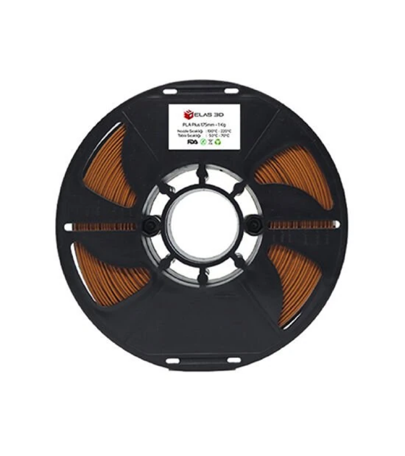 Elas 1.75mm Kahverengi PLA Plus Filament