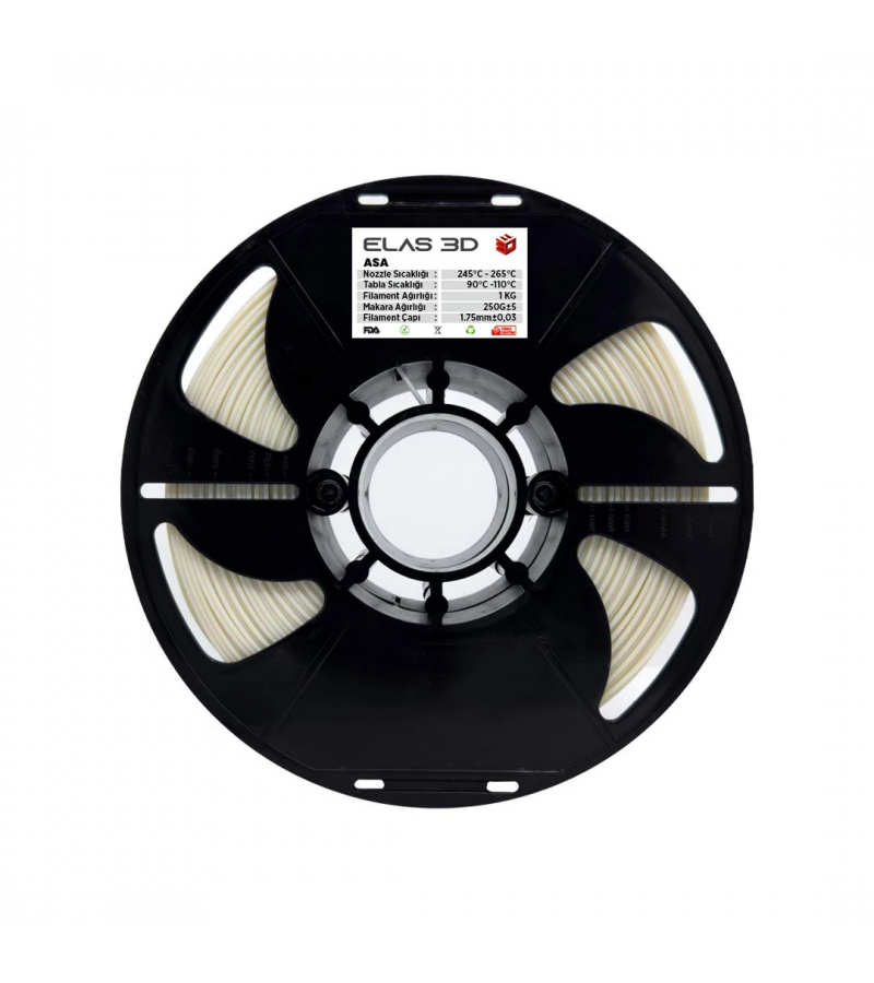 ELAS Naturel ASA Filament 1.75mm 1 KG