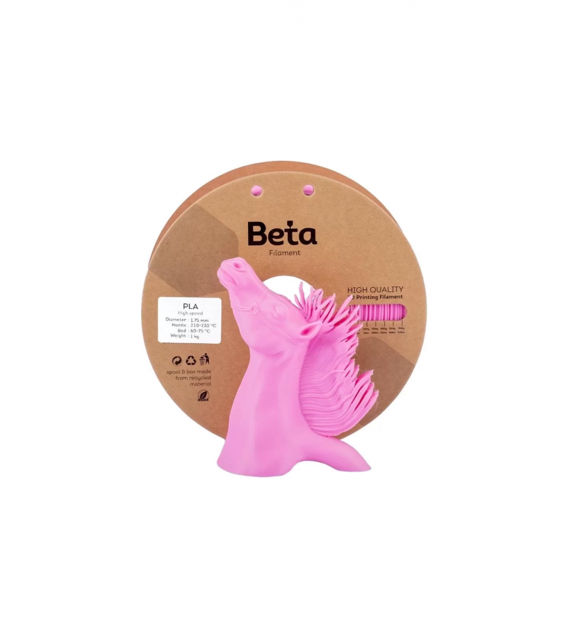 Beta Hyper PLA Filament Pembe 1.75 mm 1 kg