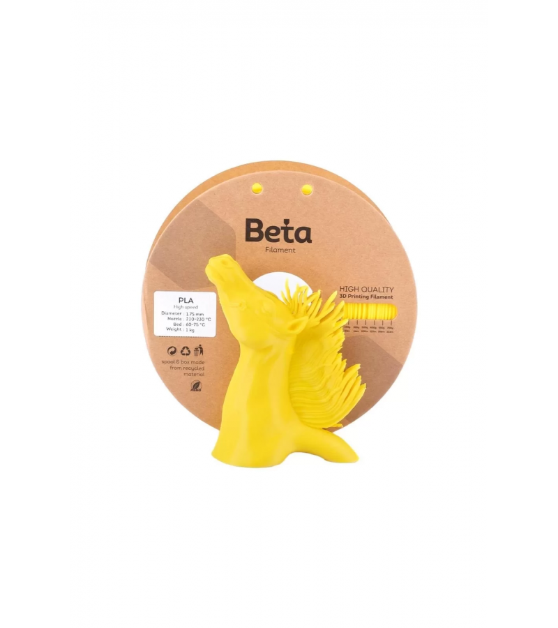 Beta Hyper PLA Filament Sarı 1.75 mm 1 kg