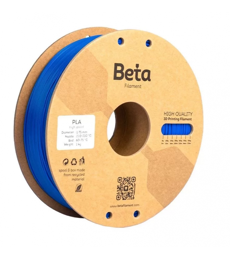 Beta Hyper PLA Filament Koyu Mavi 1.75 mm 1 kg