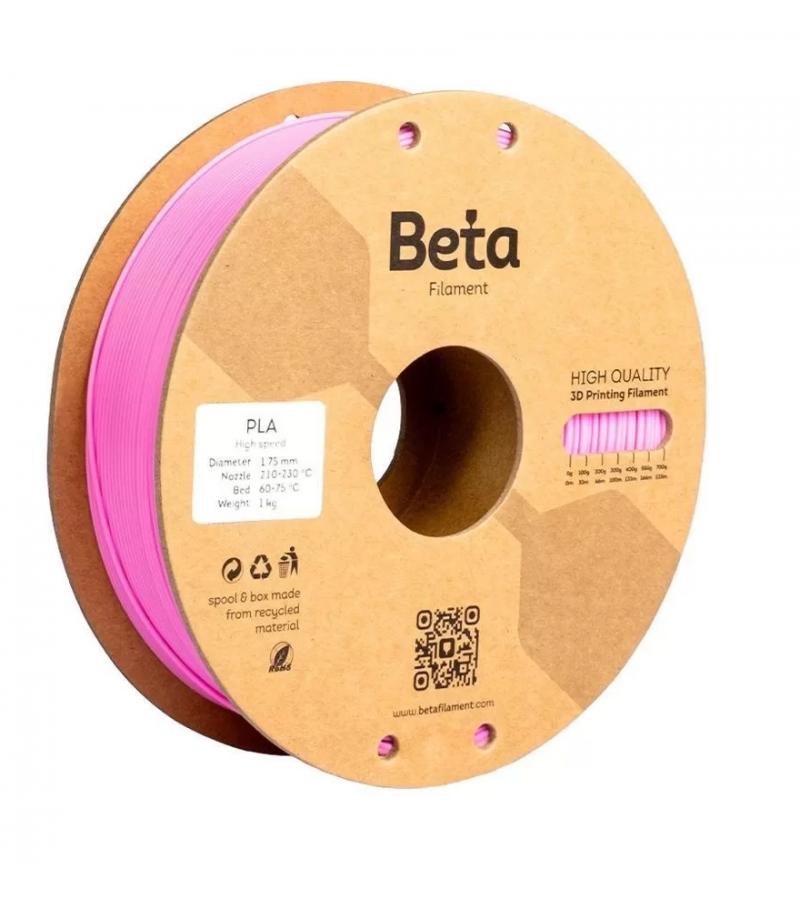 Beta Hyper PLA Filament Pembe 1.75 mm 1 kg