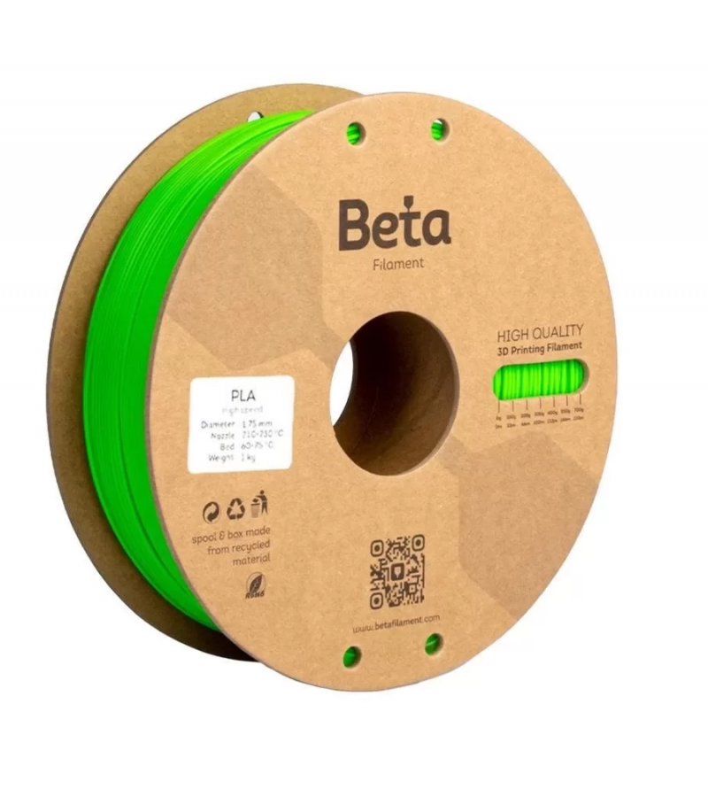 Beta Hyper PLA Filament Neon Yeşil 1.75 mm 1 kg