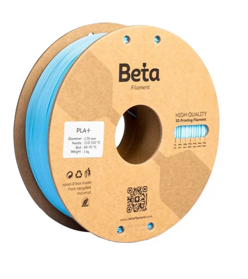 Beta PLA+ Filament Gök Mavi 1.75 mm 1 kg