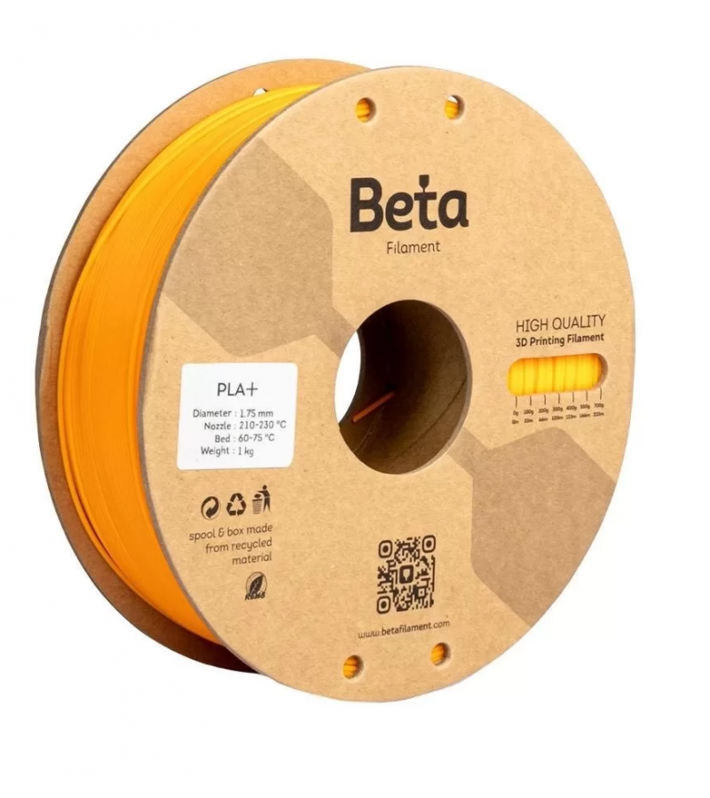 Beta PLA+ Filament Turuncu 1.75 mm 1 kg