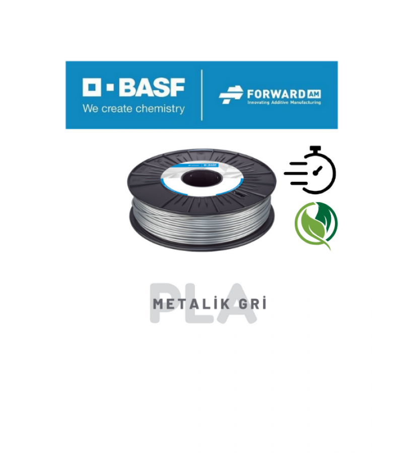 BASF Ultrafuse Gümüş PLA Filament (1.75mm - 2.85mm)
