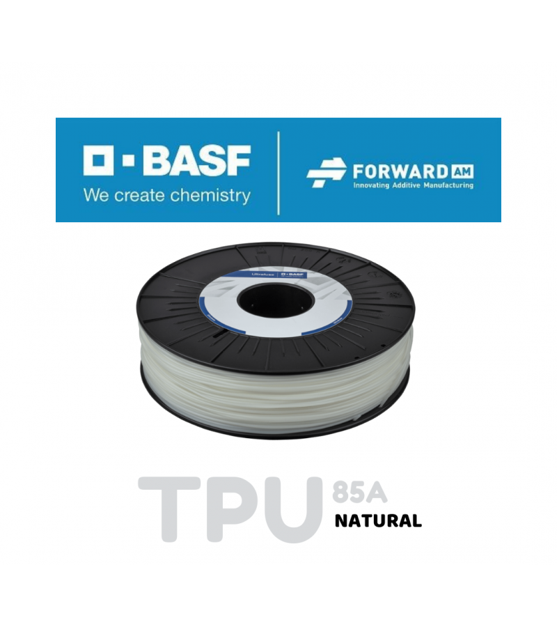 TPU 85A Natural Esnek Filament (1.75mm - 2.85mm) BASF Ultrafuse