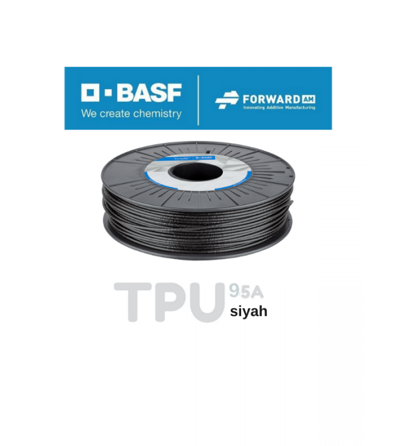 BASF Ultrafuse TPU 95A Siyah Esnek Filament (1.75mm - 2.85mm)