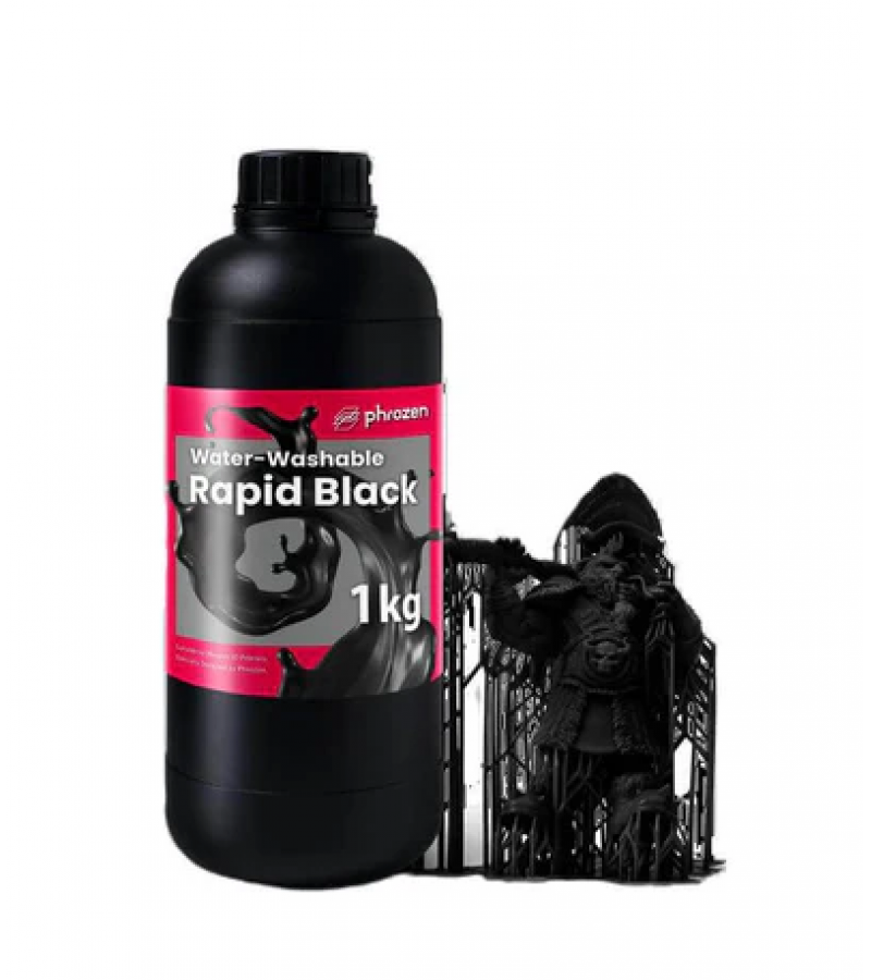 Phrozen Water Washable Suyla Yıkanabilir Reçine - Rapid Black (Siyah) - 1 kg