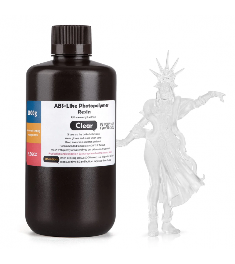 ELEGOO ABS Like Fotopolimer Reçine Translucent - 1kg