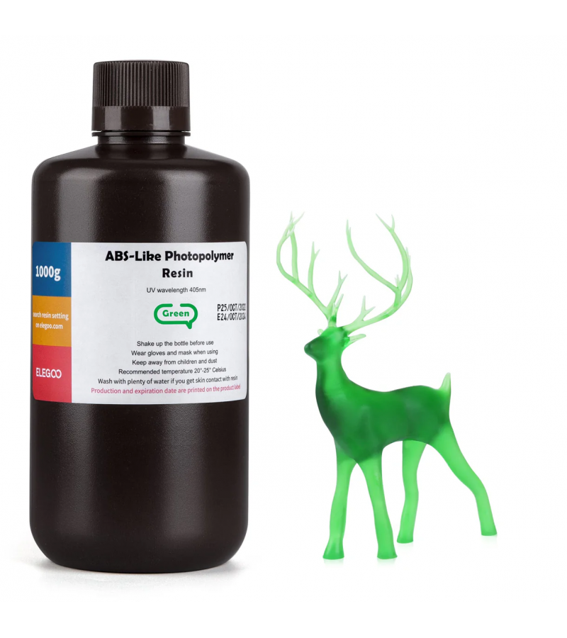 ELEGOO ABS Like Fotopolimer Reçine Yeşil - 0.5kg