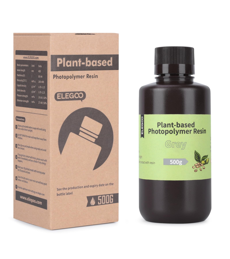 ELEGOO Plant-Based (Bitki Bazlı) Reçine Gri - 0.5kg