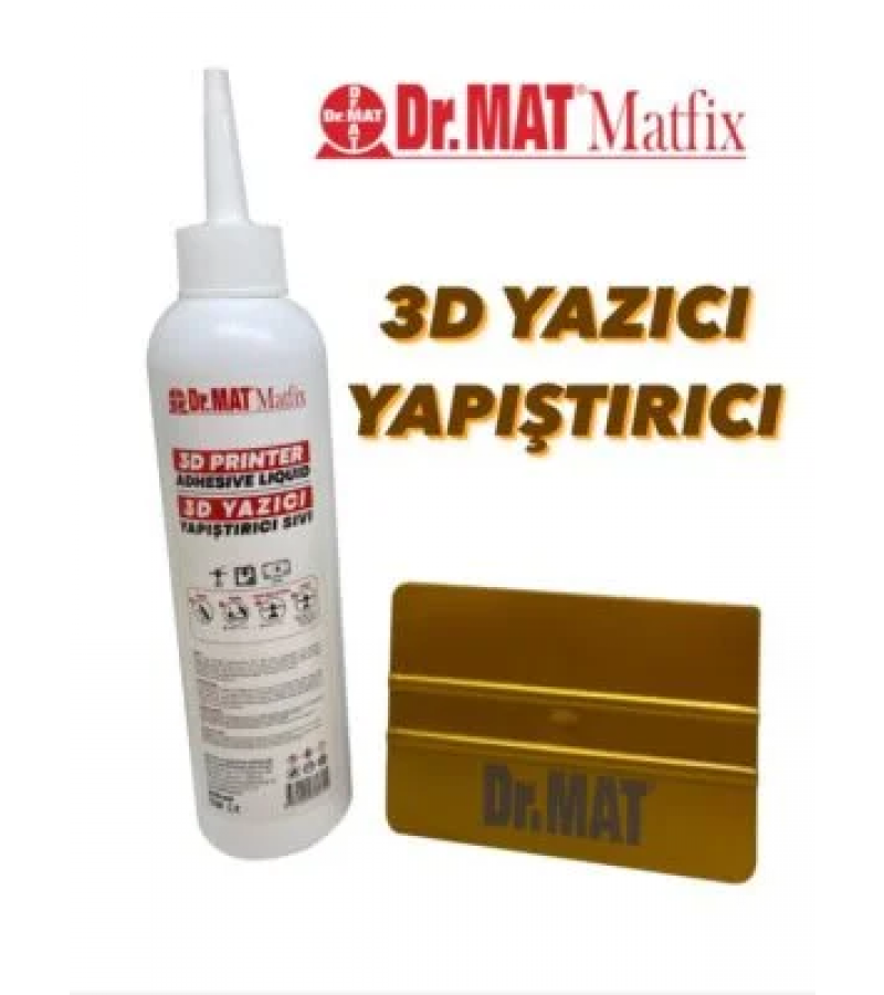 Dr.MAT MATFİX 3D YAZICI BASKI YAPIŞTIRICI SIVI 250 ML + RAGLE